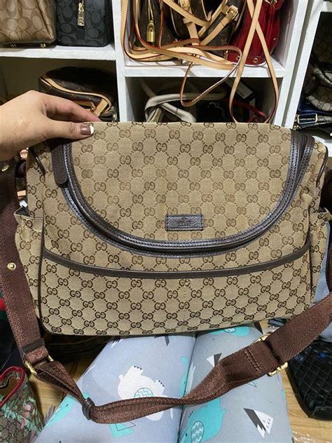 fake gucci changing bag authentic number|gucci backpack clone.